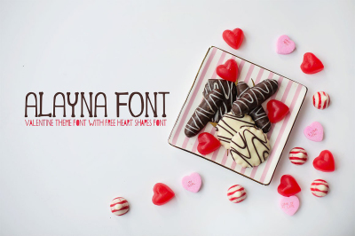Alayna Valentines Love Font