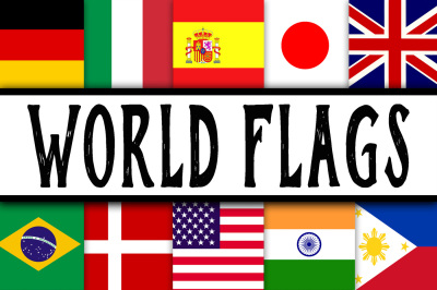World Flags Digital Paper
