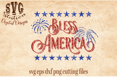 Belss America / SVG DXF PNG EPS Cutting File Silhouette Cricut Scal