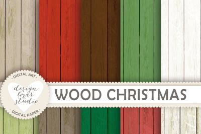 Christmas wood backgrounds