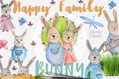 Happy Family Bunny