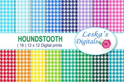 Houndstooth Digital Paper