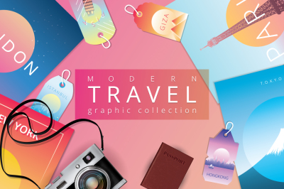 Modern Travel Graphic Collection
