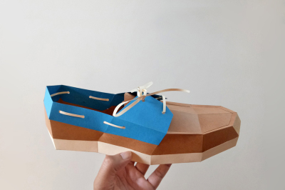 DIY Boat Shoe - 3d papercrafts