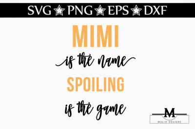 Mimi Is The Name SVG