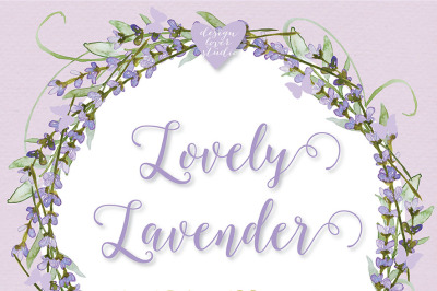 Watercolor Lavender flowers clipart, Watercolor flower, Purple, Watercolor Clipart, Wedding Clip Art, wedding invitation