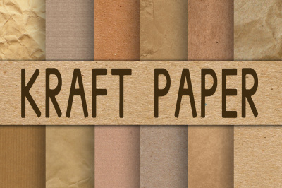 Kraft Paper Textures Digital Paper