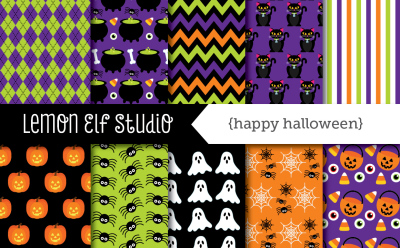 Happy Halloween-Digital Paper (LES.DP47)