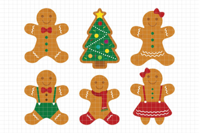 Gingerbread-Digital Clipart (LES.CL51)