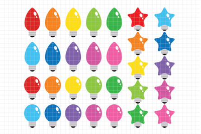 Christmas Bulbs-Digital Clipart (LES.CL52)