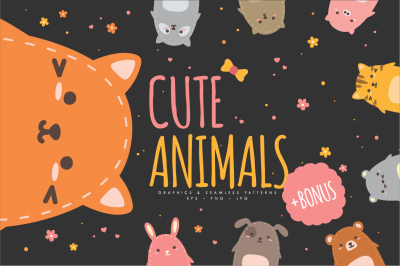 Cute Animals Graphics And Patterns