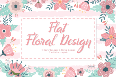 Flat Floral Designs