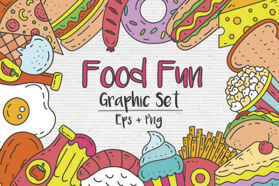 Food Fun Graphic Set