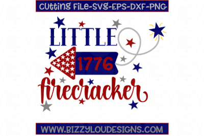 Little Firecracker SVG DXF EPS PNG - cutting file