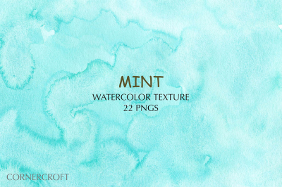 Watercolor Texture Mint