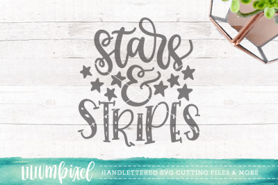 Stars and Stripes / SVG PNG DXF