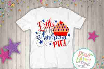 Little Miss America Pie SVG DXF EPS PNG - cutting file