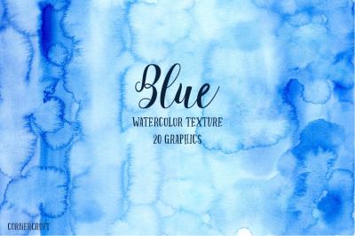 Watercolor Texture Blue