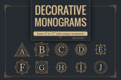 Decorative Monograms