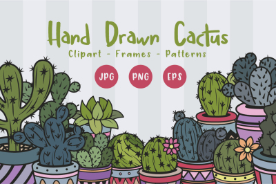 Hand Drawn Cactus