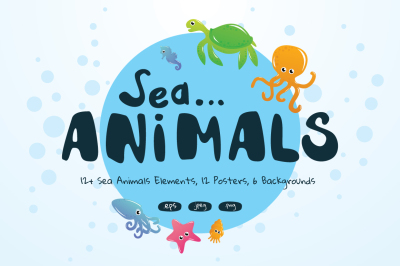 Sea Animals Graphic Collection