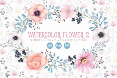 Watercolor Flower Vol.2