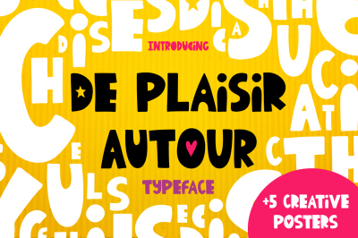 De Plaisir Autour - typeface
