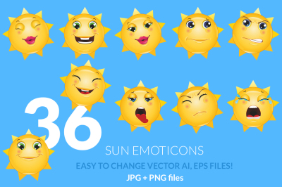 Emoticons Sun