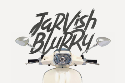 Jarvish Blurry - Brush Font