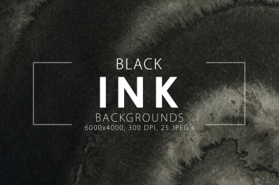 Black Ink Backgrounds