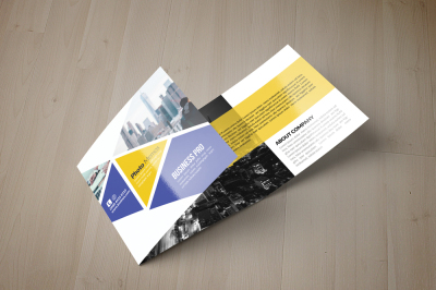 Business Square Trifold Brochure