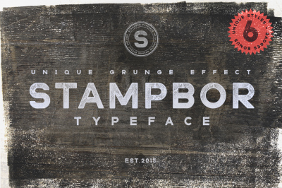 Stampbor Typeface