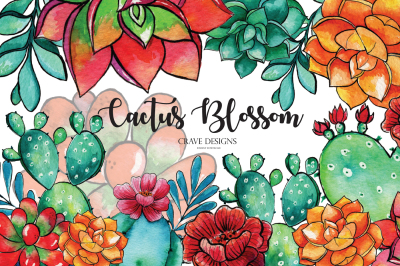 Cactus Blossom Clip Art