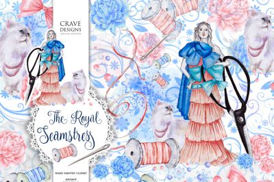 The Royal Seamstress Clip Art