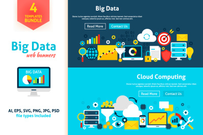 Big Data Website Banners