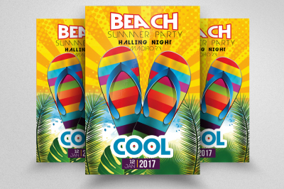 Summer Beach party Flyer