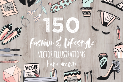 Fashion/Lifestyle illustration pack