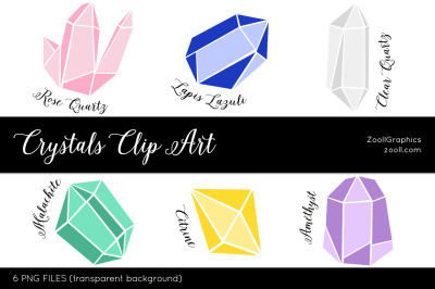 Crystals Clip Art