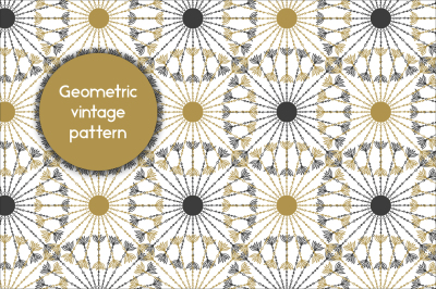 Geometric vintage pattern