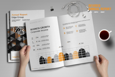 Devided Annual Report Template