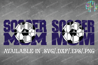 Soccer Mom Bundle - SVG, DXF, EPS Cut Files