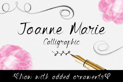 Joanne Marie Calligraphic Font