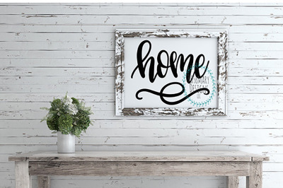 Home - Hand lettered SVG