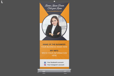 Business Roll up Banner Template