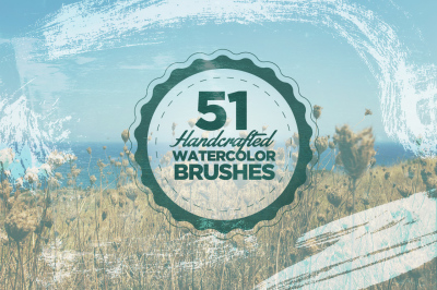 51 Handcrafted Watercolor Brushes