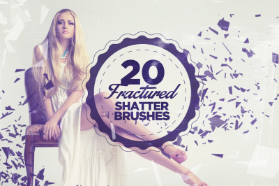 20 Fractured Shatter Brushes
