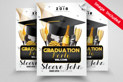 Graduate Announcement Flyer Templates