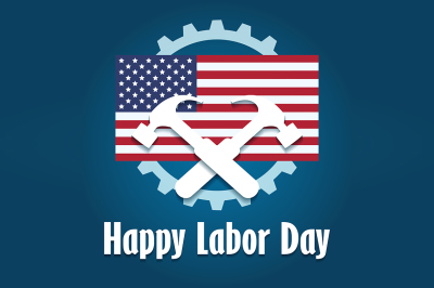 Happy Labor Day Emblem