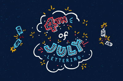 4th of July Americana Lettering Pack
