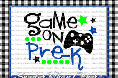 Pre K SVG Pre Kindergarten game on cut file Last Day of School SVG and DXF Files Silhouette Studios, Cameo, Cricut, Instant Download Scal